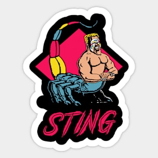 Man Named Sting Sticker